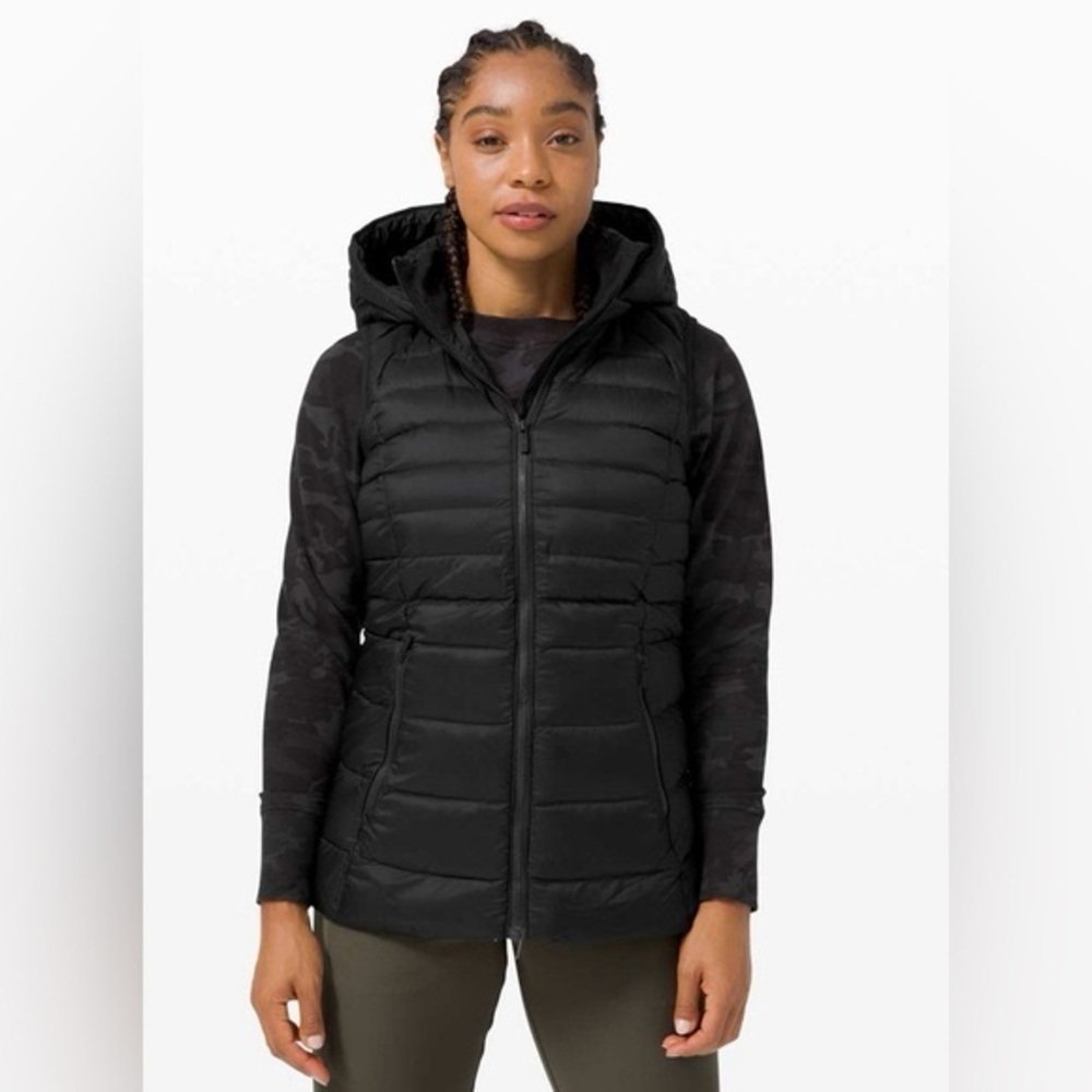 LULULEMON | brave the cold goose down filled vest | size 8